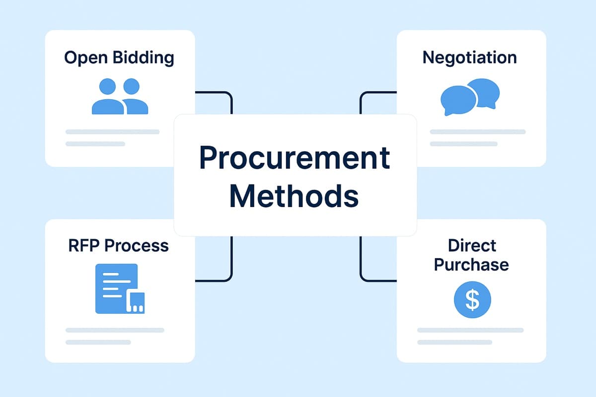 Beschaffungsmethoden verstehen: Ein Leitfaden zu Bidding-Frameworks